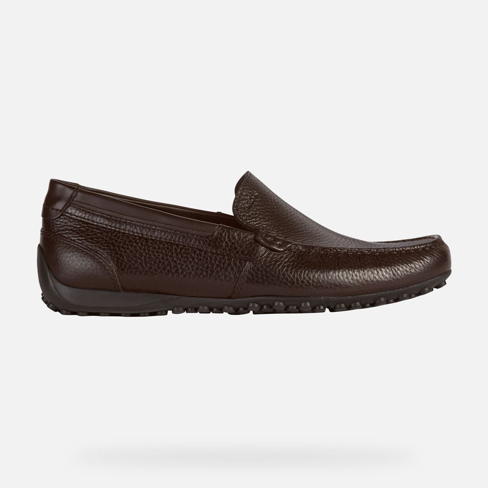 Mocassin Geox Snake - Marron Foncé - Homme 142589-QKE